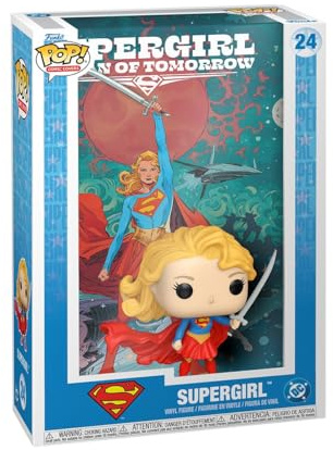 Funko POP! Comic Cover: DC - Supergirl | Official Merch - Collectable Vinyl Figurine for Shelf Display - Birthday Gift Idea for Fans and Collectors