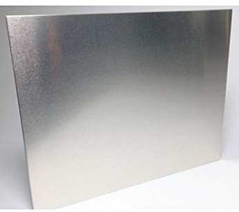 Aluminio de 2 mm longitud 1000/900 mm unilateral con protector de pantalla lisa Chapa, 600x1500mm, 100