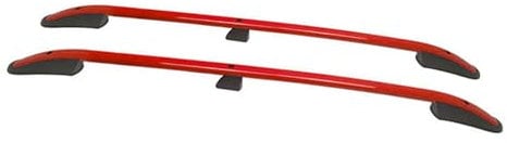Dachreling Dachgepäckträger für Mercedes Vito W639 2003-2014 L1 Kurzer Alu Rot