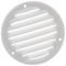 Ø 100mm Griglia di Ventilazione con Zanzariera - Griglie D'Aerazione in Metallo - Acciaio, Bianca