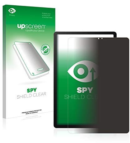 upscreen Blickschutzfolie für Samsung Galaxy Tab S5e LTE 2019 | Anti-Spy Displayschutz Made in Germany Privacy Screen Protector Sichtschutz Blaulichtfilter Klare Folie