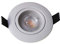 LIGHTEU®, Three(3)-STEP-Dimming LED Einbaustrahler dimmen ohne Dimmer Decken Einbauleuchte dimmbar 230V 7W 600LM Aluminium Deckenspot Einbaustrahler warmweiss, 1x Weiß