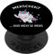 PopSockets Menschen Eher Nicht So Meins Lustiges Einhorn Geschenk PopSockets PopGrip: Ausziehbarer Sockel und Griff für Handys/Tablets mit Tauschbarem Top