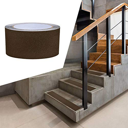 ONTWIE Nastro Antiscivolo di Sicurezza Antiscivolo per Gradini di Scale 5cm x 10m