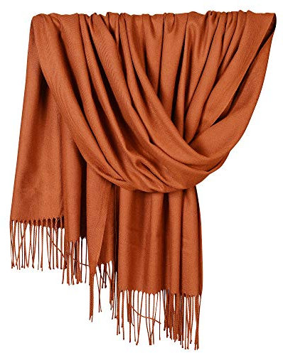 YAOMEI Unisex Damen Herren Schal Schlauchschal, 2018 Winter Feinstrick Halstücher Stolen Umschlagtücher Schal Warmes Halstuch (78.74 * 27.56 Zoll (200cm * 70cm), Hellbraun)