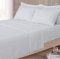 Bettlaken, Fadenzahl 800, 100 % reiner ägyptischer Baumwollsatin, superweich, Hotelqualität, King-Size-Bett, Weiß