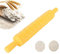 Modello di Pasta Goffrato Mattarello, Goffratura Rullo Pasta Plastica Rullo di Cottura Maniglia Aghi Modello di Fiore Torta Rullo Fondente Pasticceria Mattarello per Panettiere, Pizza, Biscotto