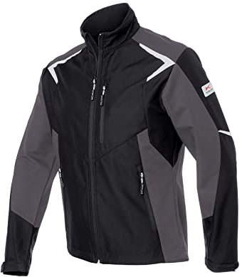 KÜBLER Workwear | KÜBLER BODYFORCE Softshell Arbeitsjacke | schwarz/anthrazit | Größe M