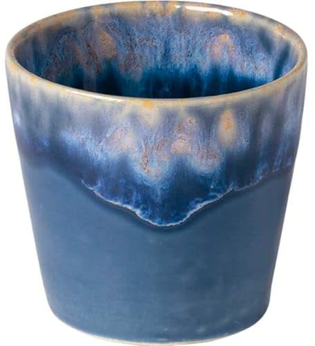 Grestel - Produtos Ceramicos, S.A. Costa Nova 560673995081 Grespresso Espresso-Obere, Denim, 67 mm Durchmesser, 6 Stück