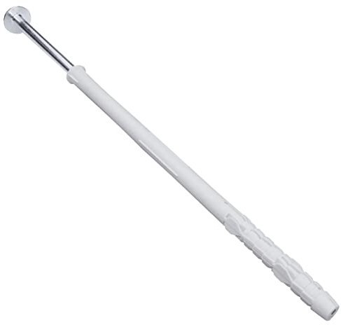 AERZETIX - C57484 - Lot de 10 Chevilles en Plastique à tête fraisée à ailettes Ø10x200 mm + 10 vis tirefonds Ø7x205 mm à collerette - Empreinte 6 pans clé 13 mm et Empreinte étoile TX40 en Acier
