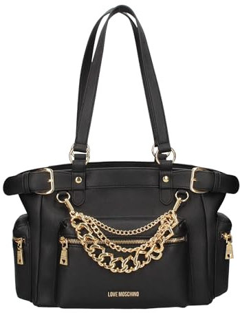 Love Moschino Damen Jc4287pp0gkt000 Handtasche, Schwarz