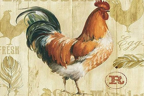 Blechschild 18x12 cm Huhn Hühner Eggs frische Eier Wand Deko Bar Kneipe Sammler Geschenk