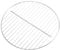 The Fellie Round BBQ Grill Grate, 304 Stainless Steel Replacement Cooking Mesh, Heavy Duty Cooking Grates, Outdoor Barbecue Grill Net for Works on Smoker, Pellet, Gas and Charcoal Grill(54.5cm)