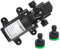 Colcolo Bomba de diafragma automática DC 12V 60W bomba de presión de agua para barco versátil totalmente sellada longitud 16,5 cm para barco marino resistente