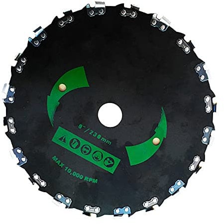 Nikou 20 denti 9 pollici decespugliatore lama trimmer testina decespugliatore tagliaerba fresa testa massima velocità 10000 giri/min accessorio per tosaerba