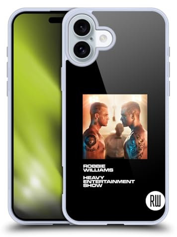 Head Case Designs Offizielle Robbie Williams The Heavy Entertainment Show Kalendar Soft Gel Handyhülle Hülle kompatibel mit Apple iPhone 16 Plus