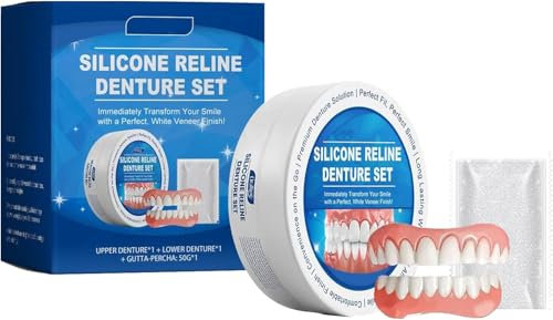 Furzero Kit de Dentier en Silicone pour Prothèses Dentaires - Bikenda, Aexzr, Jeremytis, Yunpso - Reliure Souple