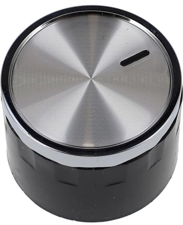 sparefixd Suitable for Beko BXIF35300X Built in Oven Control Knob Black & Silver Dial