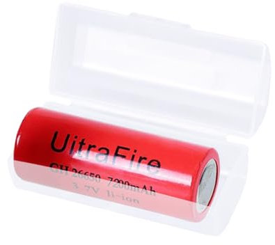 KONTONTY Batterie Aufbewahrungsbox 26650 Hartschalenkoffer Transparent Spezielles Design Umweltschutz Leicht Mitnehmen Ersatz