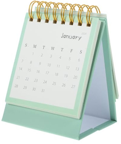 UTHCLO Tischkalender Standkalender Kleiner Kalender Papierkalender Tageskalender Planerkalender Für Home Büro Schule