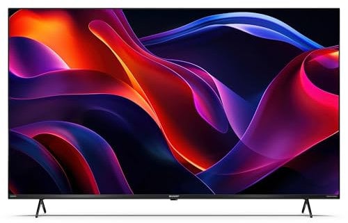 SHARP 55GM6141E - 55 Zoll Fernseher (139 cm) 4K Ultra HD Quantum Dot TiVo TV - Gaming & Streaming QLED Smart TV ohne Rahmen (HDMI 2.1, Receiver, WLAN) - Netflix, Prime, YouTube, Disney+, Apple TV