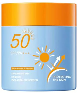 200g Große Sonnencreme, Große Menge und genug, SPF50+ PA+++, langanhaltende Feuchtigkeitsversorgung, frische Formel, ideal für den Familiennutzung (1)
