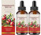 2PCS Granatapfelkernöl Bio Kaltgepresst, 60ml Reines Natürliches Granatapfelöl die Haut und Haar, Naturkosmetik Körperpflege, Verbessert die Elastizität der Haut&Fördert gesundes Haar
