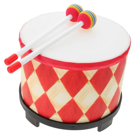 OFFIGAM Holztrommel für Handgefertigte Percussion für Kleinkinder Musikinstrument für Sensorisches Lernen und Motorische Fähigkeiten für Rhythmisches Verständnis und Musikalische