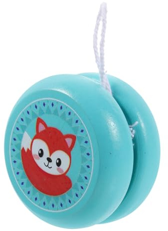 BRIGHTFUFU Holz Yo Yo Spielzeug Für Kinder Pädagogisches Jo Jo Ball Satz Grün Fördert Hand Augen Koordination Und Feinmotorik Spielerisches Lernspielzeug Für 8-12