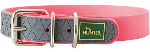 HUNTER CONVENIENCE Hundehalsband, Kunststoffmaterial, 55 M-L, neonpink