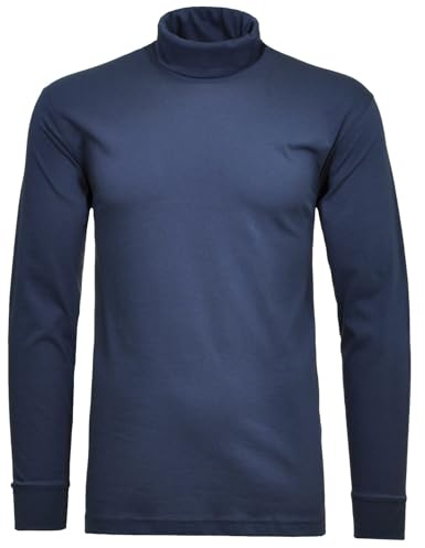RAGMAN Herren Basic Rollkragenshirt Langarm