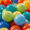 KiddyMoon 700 ∅ 7Cm Bolas Colores De Plástico para Piscina para Niños, Verdeclr/Naranja/Turquesa/Azul/Azulclr/Amarillo