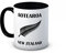 Aotearoa Neuseeland NZ Silver Fern – Cricket Rugby Sports Keramik Kaffeetasse