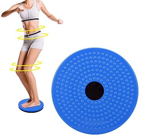 Fitness Plate Twisters Wobble Board Balance Ball Trainer Anti-Slip Stability Board Balance Board Physio Yoga Balance Trainer Balance Disc blue,freesize