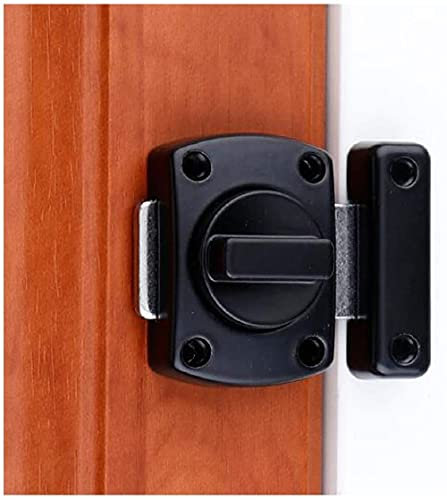 Serrature da bagno Serrature girevoli Serrature, nero opaco