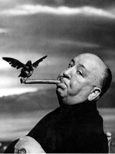 Alfred Hitchcock (The Birds) - Poster cm. 30 x 40