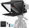 NEEWER X12 Teleprompter aus Aluminium mit RT 110 Fernbedienung und App Steuerung, kompatibel mit iPad, iOS/Android Tablet, Smartphone, DSLR Kamera, Ganzmetallkonstruktion (kein Kunststoff) Tasche