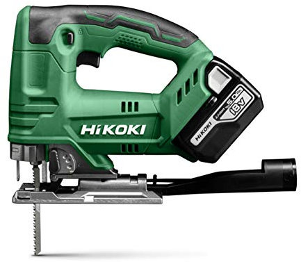 HIKOKI CJ18DAWPZ Seghetto alternativo Verde/Nero 18V, 2X5.0Ah, charger