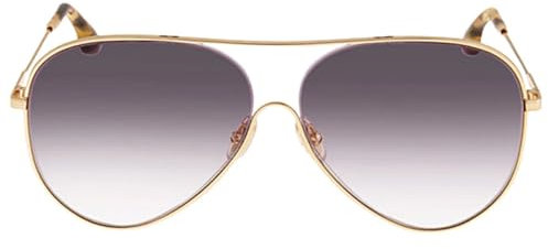 Victoria Beckham Unisex VB133S 42259 Sunglasses, 710 Gold Purple, 61