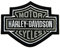 Harley-Davidson Aufnäher 3″ Bar & Shield Patch B&W