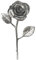 English Pewter Company Sheffield, England ANN101 Dose zum 10. Hochzeitstag mit Rose