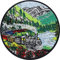 Dampfeisenbahn Grau/Schwarz ZUG Aufbügler Premium Bügelbild Eisenbahner Geschenk Kollege Eisenbahn Aufnäher Mütze Kinder Flicken Lokführer Spielzeugeisenbahn Dampflokomotive gestickte Dampflok 80x80mm