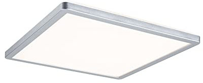Paulmann 70994 LED Panel Atria Shine 293x293mm eckig incl. 1x16 W Warmweiß Chrom matt Lichtpanel Kunststoff Deckenpanel 3000 K