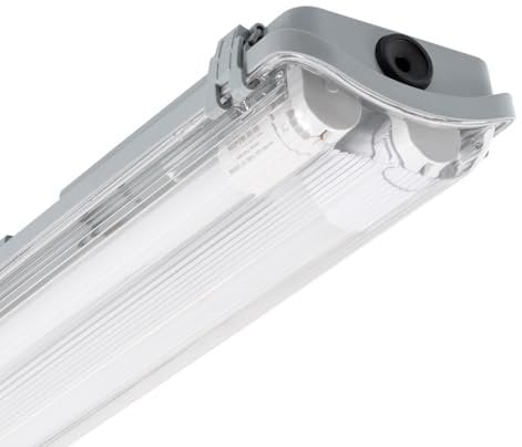 LEDKIA LIGHTING - Pantalla Estanca LED 150cm Con 2 Tubos T8 | IP65 Resistente Al Agua y Polvo | 4840 lm | Iluminación Exterior e Interior | Luz Garaje Techo, Blanco Frío 6000k, Policarbonato