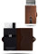 SLIMJACK Smart Wallet mit Gravur Wunschtext - Kreditkartenetui mit RFID-Schutz - Geldbeutel für Herren - Slim Wallet mit Münzfach - Smart Wallet für Karten & Münzen - Dunkelbraun