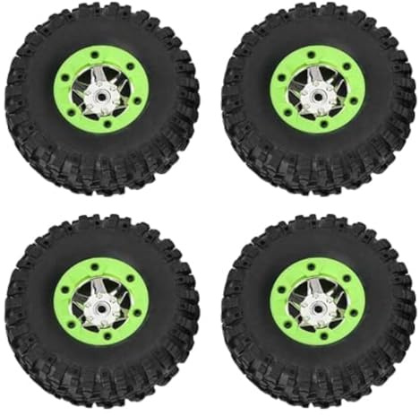 1/12 RC Auto Reifen, RC Auto Räder ferngesteuert Reifen Modell Sparteile für Wltoys 12428 1423 (2 Stück Links + 2 Stück rechts)