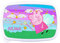 LolaPix Brotdose Pepa. Lunchbox Kinder. Brotdose Personalisierter mit Name/Schuljahr. 18x13x6cm. Schulanfang Geschenk. Pepa