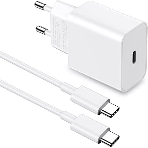 18W Chargeur Rapide avec Câble USB C 1m pour Google Pixel 9 Pro 8a 8 Pro 6a 7a Pro 7,Prise de Chargeur Rapide USB C pour Pixel 6 Pro 6 5a 5 4a 4 4XL 3a 3a XL 3XL pour Samsung A16 A15 A04S A55 A35 A53