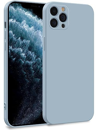 MyGadget Hülle kompatibel mit iPhone 11 Pro Max - Zweilagige Handyhülle mit Kameraschutz - Cover mit Innenfutter & Silikon außen - Hell Blau
