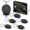 RaySoar Mini-UV-LED-Schlüsselanhänger-Taschenlampe, 395 nm, Schwarzlicht für Erkennungen, 6 Stück